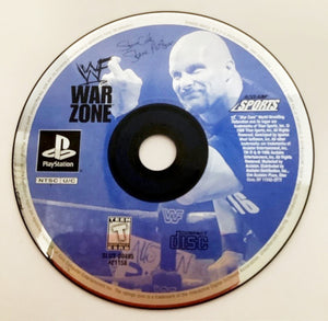WWF War Zone Sony PlayStation 1 PS1 1998 Video Game DISC ONLY wrestling warzone [Used/Refurbished]