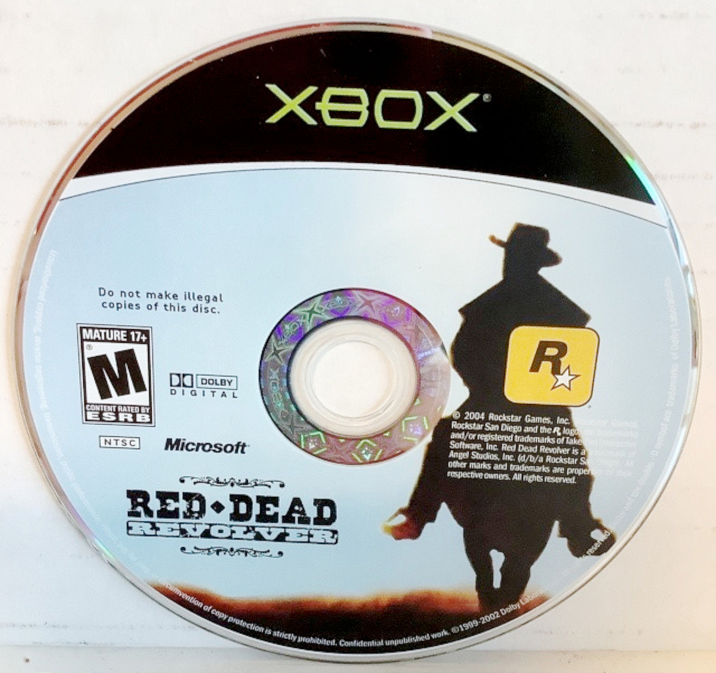 Red Dead Revolver Microsoft Xbox 2004 Video Game DISC ONLY western redemption [Used/Refurbished]