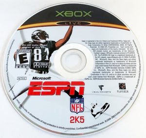 ESPN NFL 2K5 Microsoft Original Xbox 2004 Video Game DISC ONLY Football Sega [Used/Refurbished]