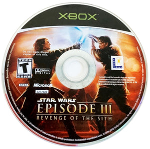 Star Wars: Episode III Revenge of the Sith Microsoft Xbox Video Game DISC ONLY [Used/Refurbished]