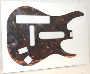 NEW Band/Guitar Hero 5/World Tour FACEPLATE for Nintendo Wii BATTLED Wood skin