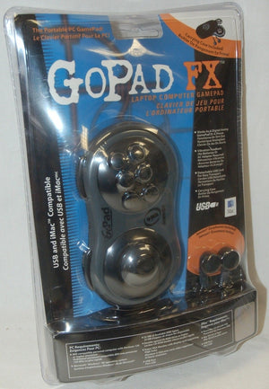 NEW InterAct GoPad FX Laptop Computer PC & Mac Portable Gamepad & Case L-73000G