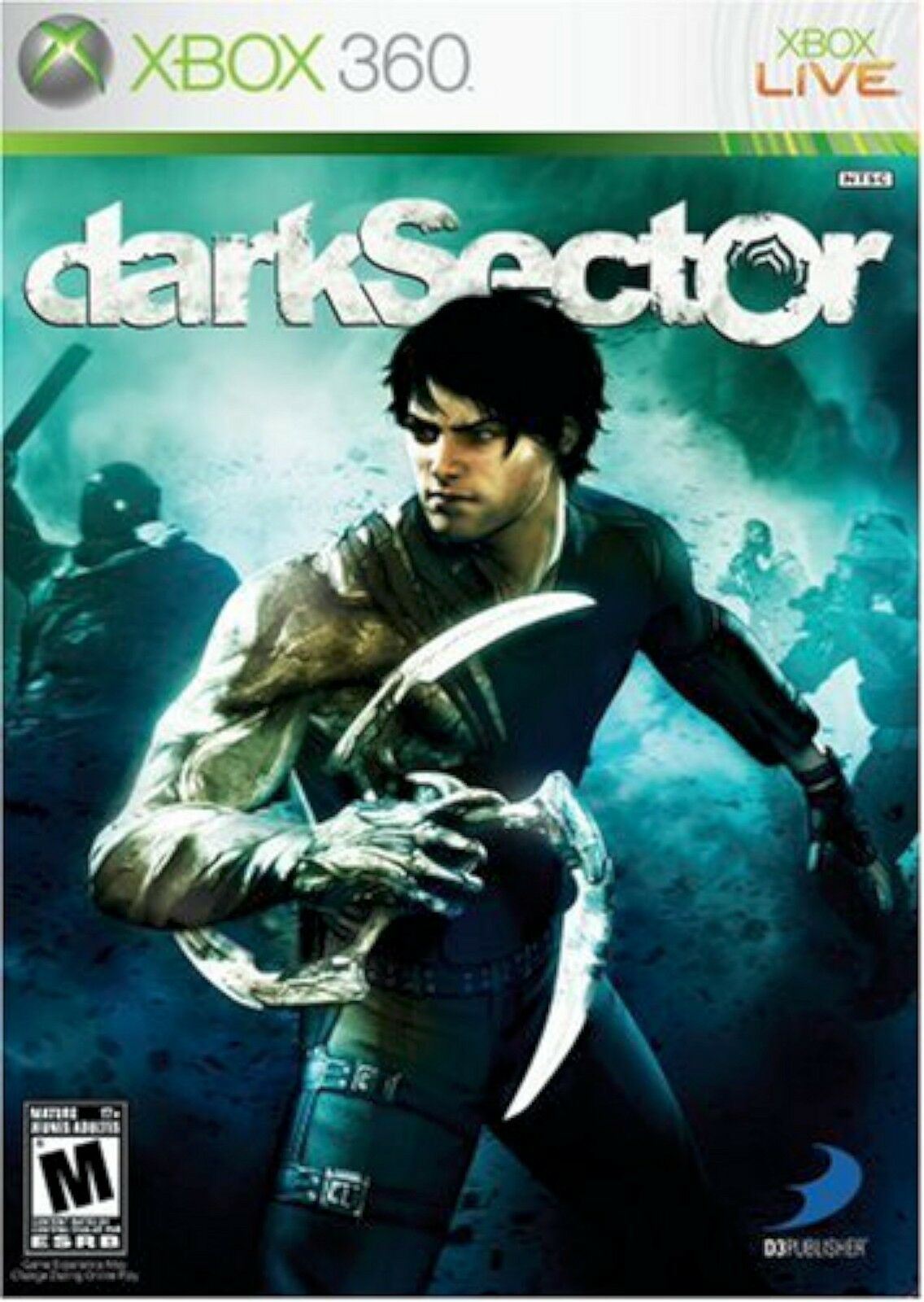 Xbox 360 DarkSector 2008 Video Game Multiplayer Online Shooter Action DISC ONLY [Used/Refurbished]