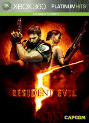 Xbox 360 Resident Evil 5 Video Game PLATINUM HITS five horror zombie RE-SEALED [Used/Refurbished]