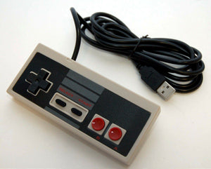 NEW Retro Nintendo NES 8 Bit Style Game Controller USB PC Windows-7/8/XP famicom