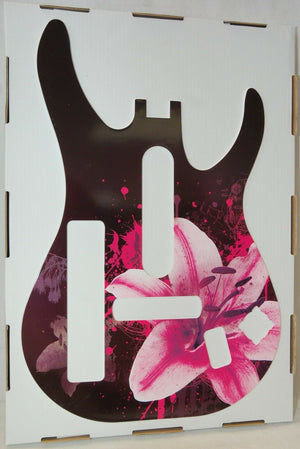 NEW Band/Guitar Hero 5/World Tour FACEPLATE for Nintendo Wii FLOWER floral skin