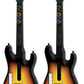 Nintendo Wii/Wii U Guitar Hero 2 x WORLD TOUR GUITARS kit + video game disc set [Used/Refurbished]