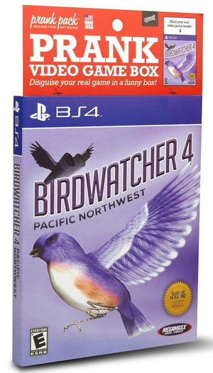 NEW Prank Pack Bird Watcher 4 PP201001 BS4 Fake Sleeve 30 Wat for PS4 Video Game