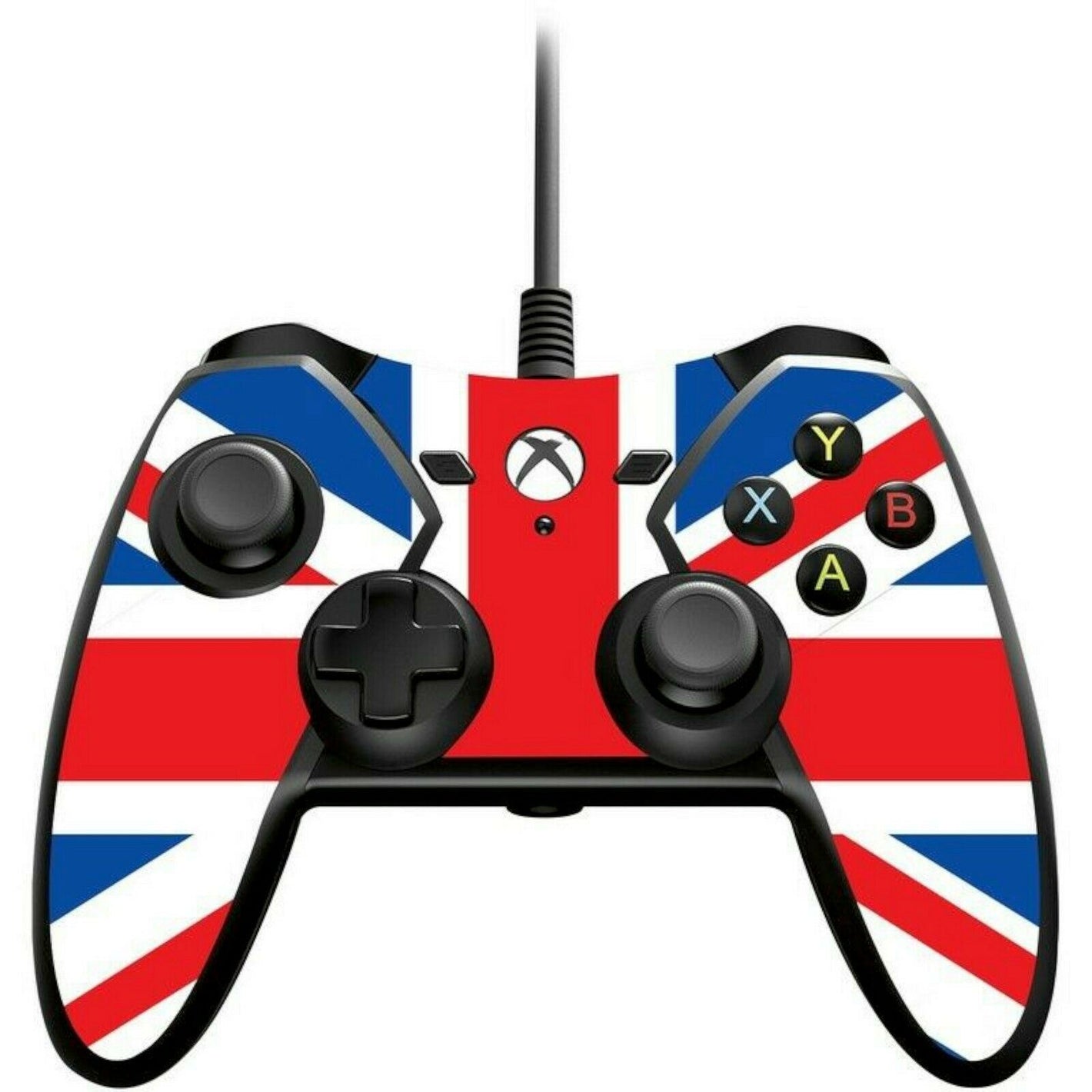 NEW PowerA Microsoft Xbox One and Windows Wired Gamepad Controller British Flag