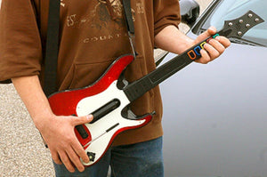 OEM Microsoft Xbox 360 Guitar Hero 5 WIRELESS GUITAR rockband 4 controller 3 2 1