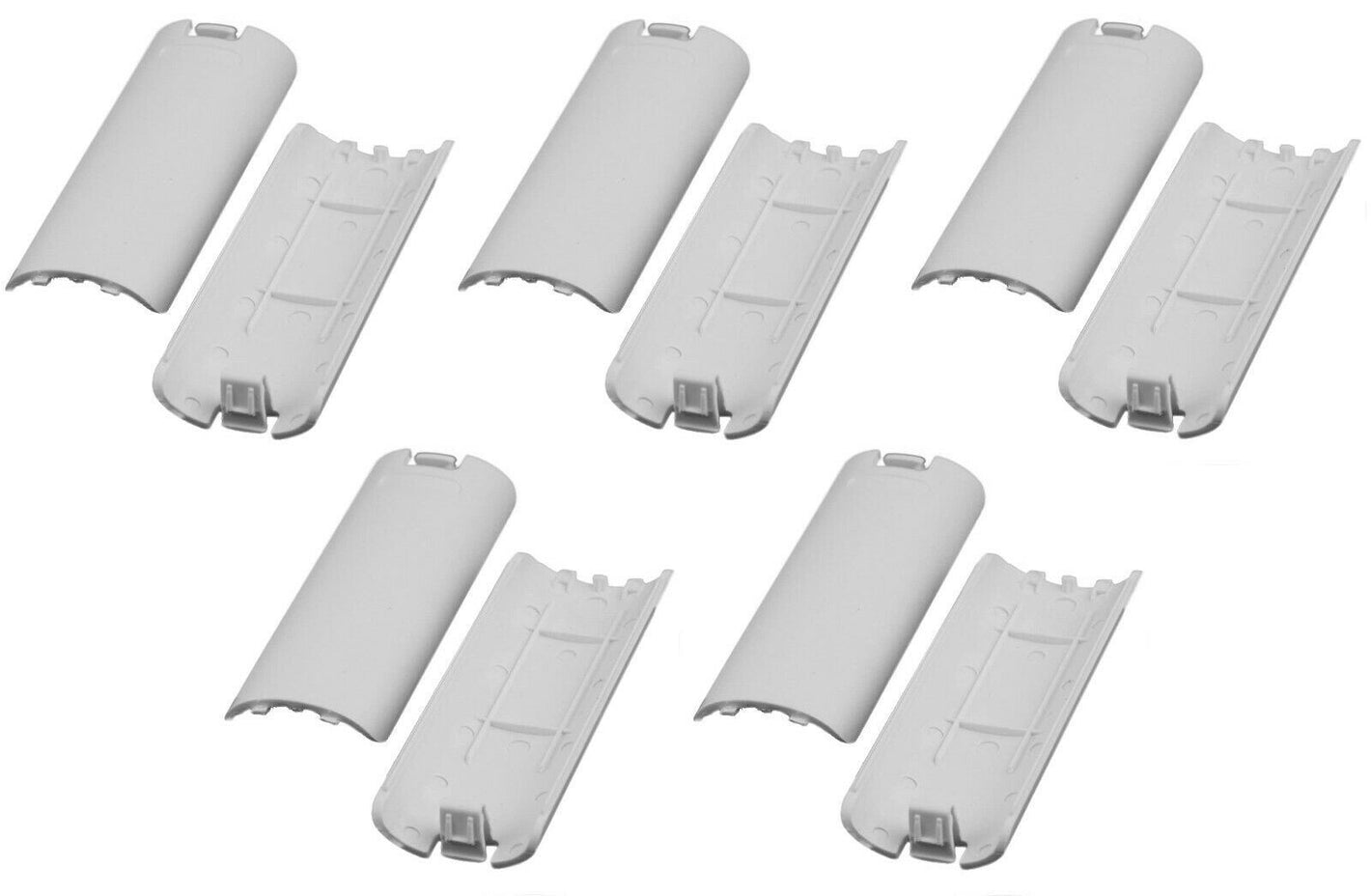 10-PACK Battery Back Cover Shell Case for Nintendo Wii Remote Control Controller