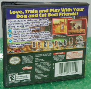 Nintendo DS Paws & Claws Dogs & Cats Best Friends Video Game - Love Cuddle Train [Used/Refurbished]