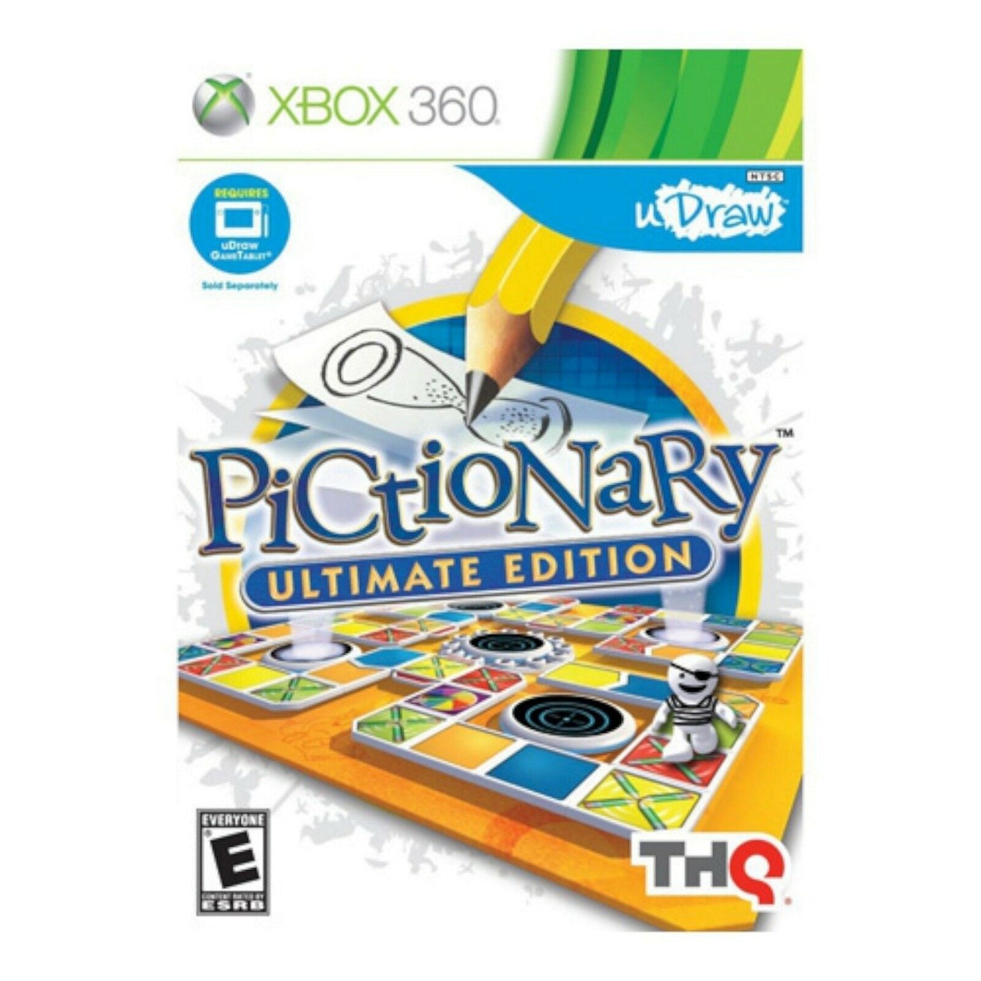 Xbox 360 Pictionary Ultimate Edition Video Game for uDraw Tablet Artistic Action [Used/Refurbished]