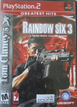 PS2 Greatest Hits Tom Clancy's Rainbow Six 3 Squad-based Counter Video Game [Used/Refurbished]