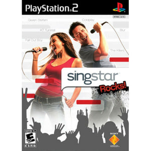 Singstar Rocks! Sony PlayStation 2 Video Game PS2 Music Karaoke Concert [Used/Refurbished]