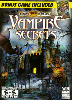 Hidden Mysteries Vampire Secrets PC Video Game hidden object adventure computer [Used/Refurbished]