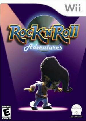 ROCK N ROLL ADVENTURES Nintendo Wii 2007 Video Game Elviz platformer music [Pre-Owned/Refurbished]