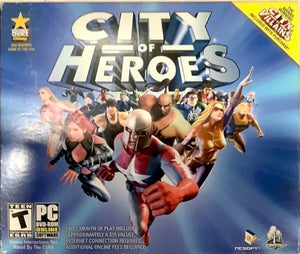 City of Heroes PC 2004 Video Game City of Villains online multiplayer RPG [Used/Refurbished]