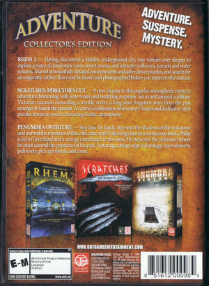 Adventure Collector's Edition, Volume 1 PC Video Games 2009 suspense mystery [Used/Refurbished]
