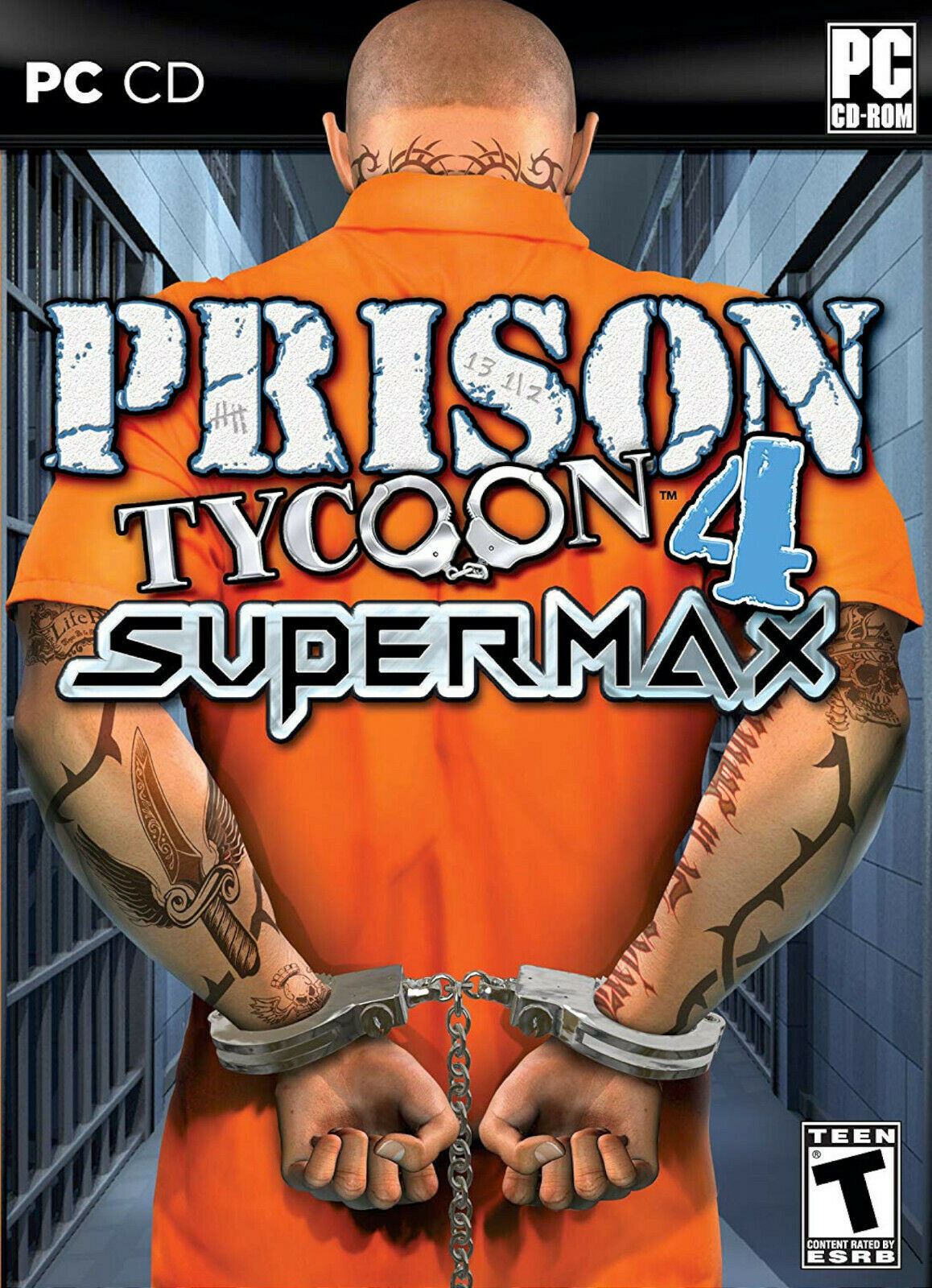 Prison Tycoon 4 Supermax PC Video Game management sim jail warden lockdown [Used/Refurbished]