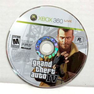 Grand Theft Auto IV Liberty City Xbox 360 Video Game DISC ONLY Multiplayer GTA 4 [Used/Refurbished]