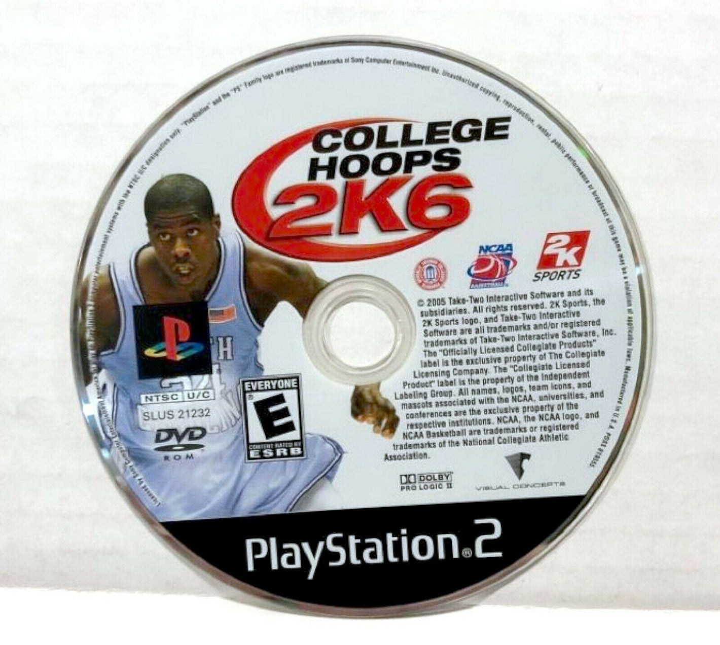 College Hoops 2K6 Sony PlayStation 2 PS2 Video Game DISC ONLY Basketball 2006 [Used/Refurbished]