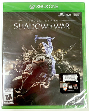 NEW Middle-earth: Shadow of War Microsoft Xbox One Video Game LOTR Mordor