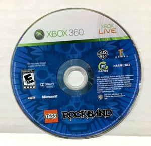 LEGO Rock Band Microsoft Xbox 360 Video Game DISC ONLY music rhythm concert [Used/Refurbished]