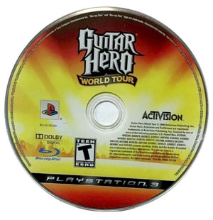Guitar Hero World Tour PS3 Sony PlayStation 3 Video Game DISC ONLY band rhythm [Used/Refurbished]