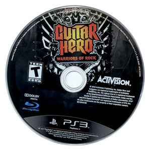 Guitar Hero Warriors of Rock Sony PlayStation PS3 Video Game DISC ONLY music [Used/Refurbished]