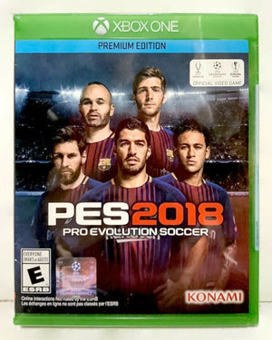 NEW PES Pro Evolution Soccer 2018 Premium Edition Microsoft Xbox One Video Game