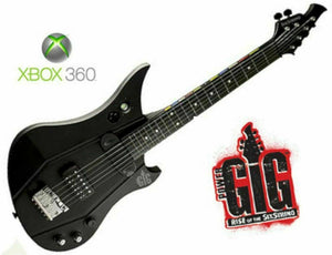 Xbox 360 POWER GIG Guitar Bundle Set Rise of Six String electric hero microsoft [Used/Refurbished]