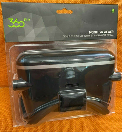 NEW 360fly Mobile VR Viewer BLACK Virtual Smartphone Google Cardboard