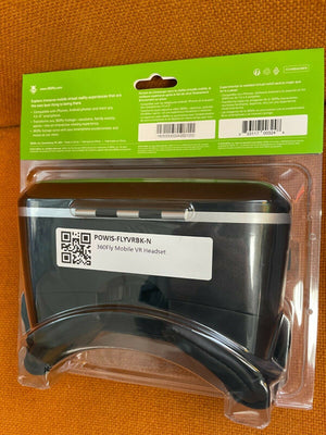 NEW 360fly Mobile VR Viewer BLACK Virtual Smartphone Google Cardboard