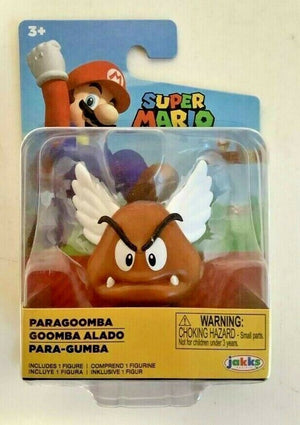NEW Jakks Pacific World of Nintendo Super Mario 2.5" PARAGOOMBA Mini-Figure