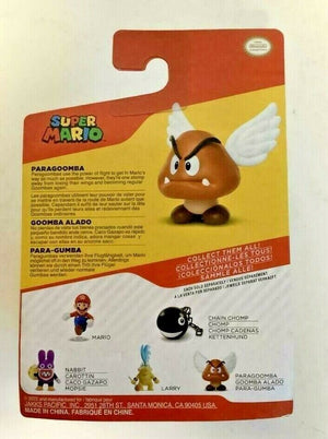 NEW Jakks Pacific World of Nintendo Super Mario 2.5" PARAGOOMBA Mini-Figure