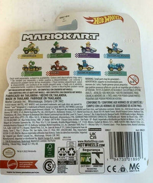 NEW Mattel HDB27 Hot Wheels 1:64 Mario Kart BOWSER JR Flame Flyer DieCast Car