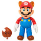 NEW Jakks Pacific 40560 World of Nintendo 4" Mario RACCOON MARIO W/LEAF Figure