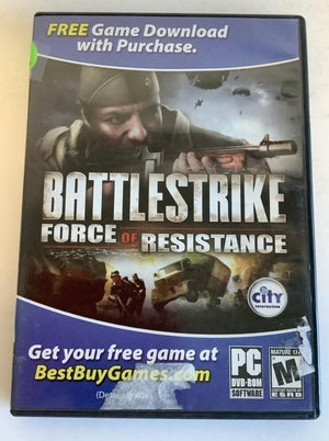 Battlestrike: Force of Resistance PC DVD-ROM Video Game 2009 Software shooter [Used/Refurbished]