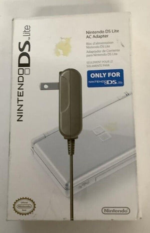 OEM Nintendo DS Lite AC Adapter Genuine Power Supply Gray USGAAD1USZ