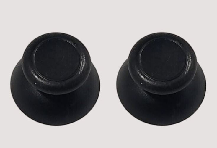 2x Replacement Analog Thumbsticks for Nintendo Wii U Gamepad Controller Black