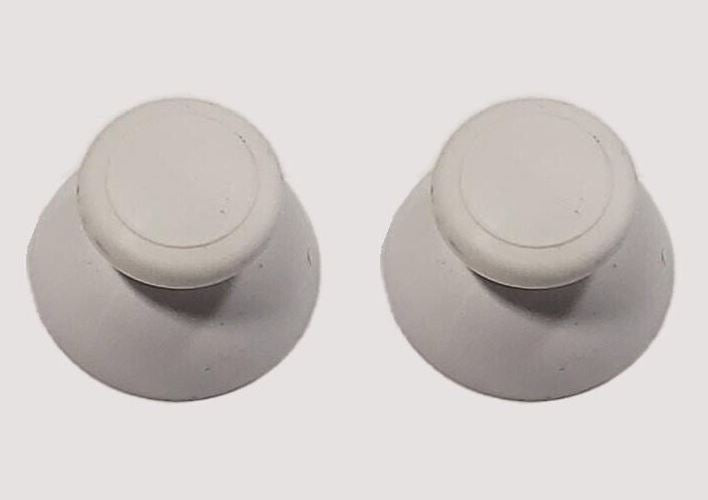 2x Replacement Analog Thumbsticks for Nintendo Wii U Gamepad Controller White