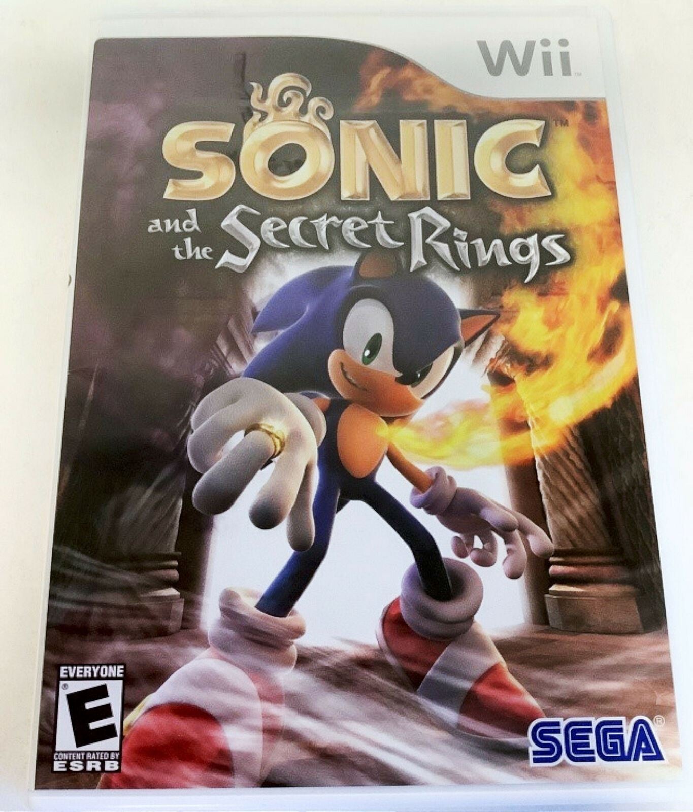 Sonic and the Secret Rings Nintendo Wii 2007 Video Game Sega Arabian Nights [Pre-Owned/Refurbished]