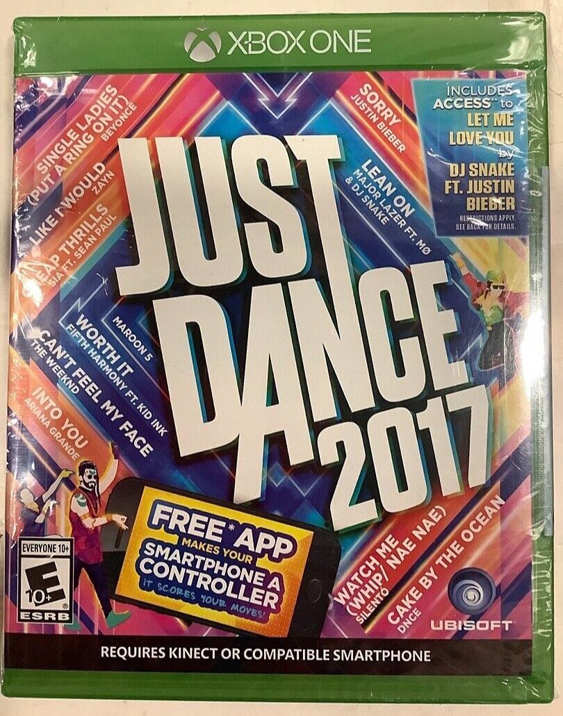 NEW Just Dance 2017 Microsoft Xbox One Video Game kinect rhythm fitness music