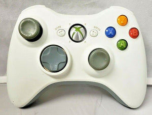 Official Microsoft Xbox 360 WHITE Wireless Controller Gamepad Windows PC gaming