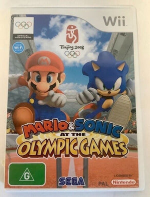 Mario & Sonic at the Olympic Games Beijing Nintendo Wii PAL VERSION Video Game [Used/Refurbished]