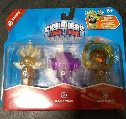 Skylanders 87276303 TRAP TEAM 3-Pack Tech / Magic / Earth Video Game Figures