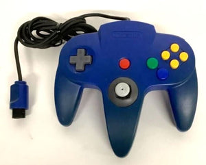 OEM Nintendo 64 Wired BLUE Gamepad Gaming Controller N64 NUS-005 Genuine