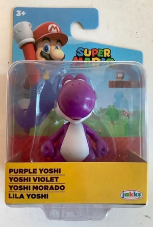 NEW Jakks 41579 World of Nintendo 2.5" Super Mario PURPLE YOSHI Mini-Figure