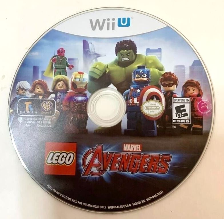 LEGO Marvel's Avengers Nintendo Wii U 2011 Video Game DISC ONLY adventure action [Used/Refurbished]